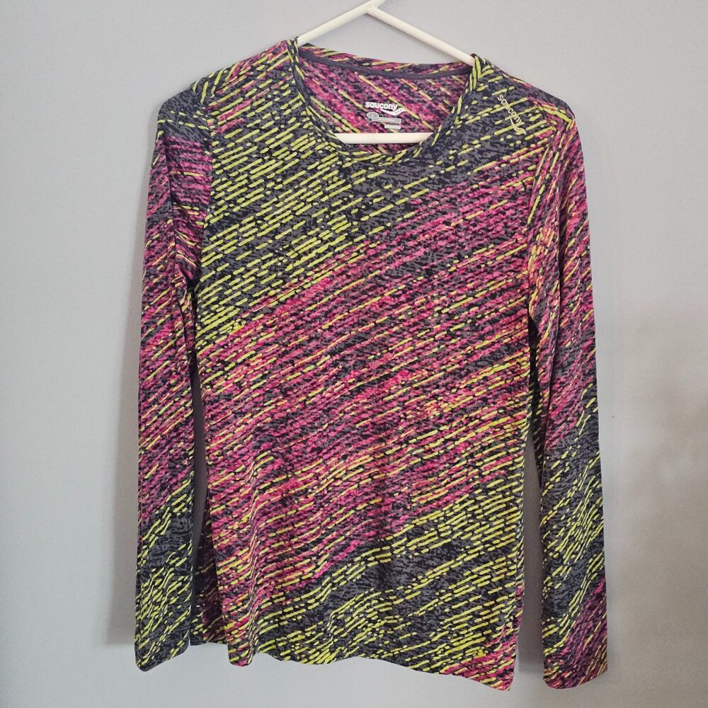 Saucony Vibrant Long-Sleeve Running Tee